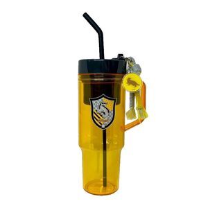 MINISO Harry Potter Plastic Tumbler With Straw (1250ML) - Hufflepuff
